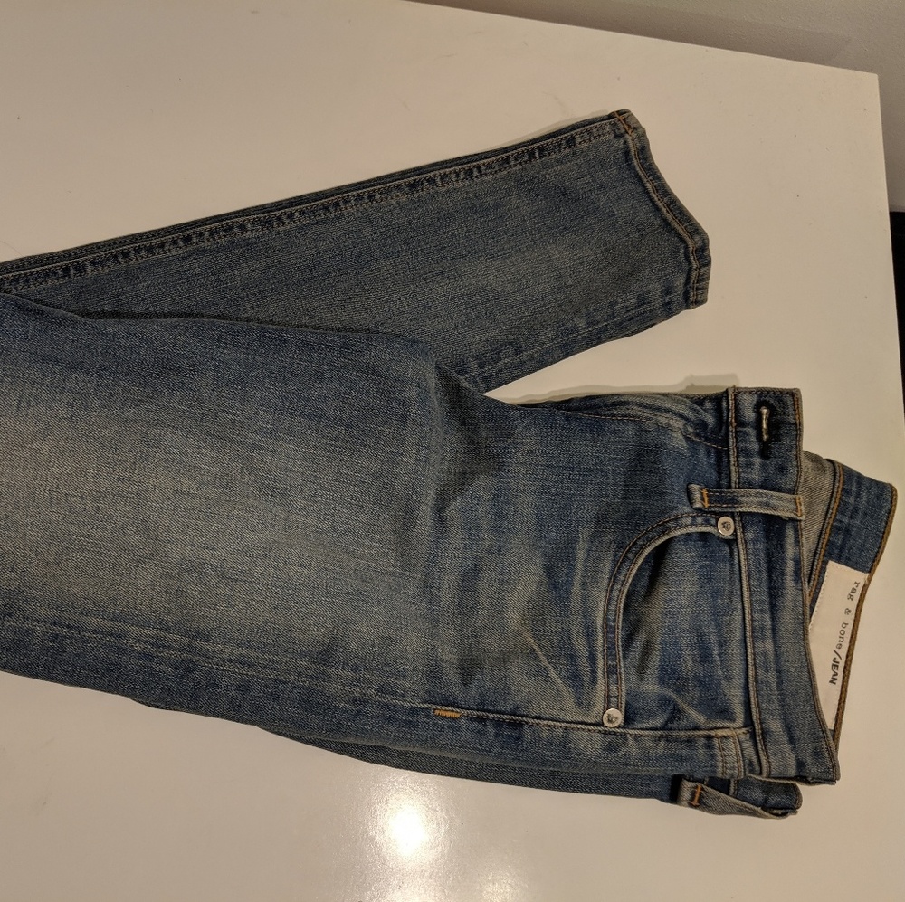 rag & bone mid rise skinny jeans